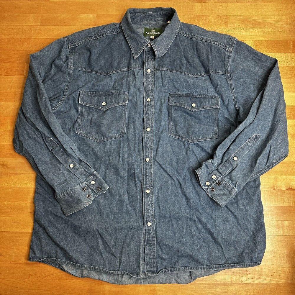 Schnees Denim Button Down - XL